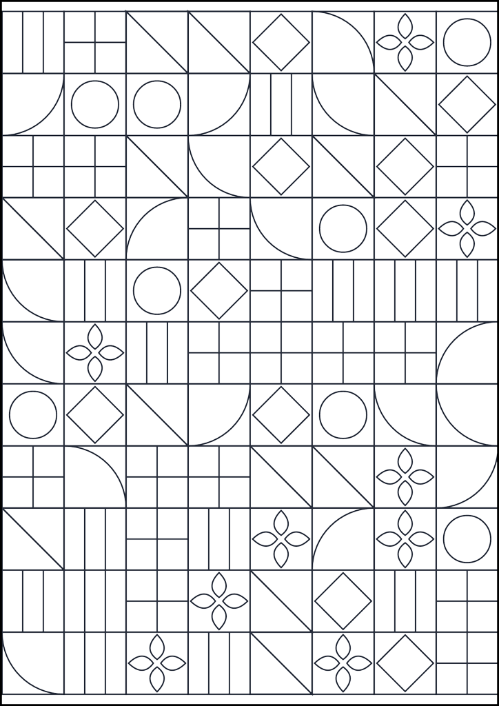 Kolorowanka Wzór geometryczny do kolorowania #785