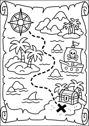 Mapa Skarbu Piratów