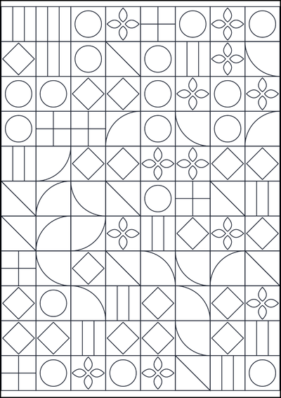 Ausmalbild Geometrisches Muster zum Ausmalen #76
