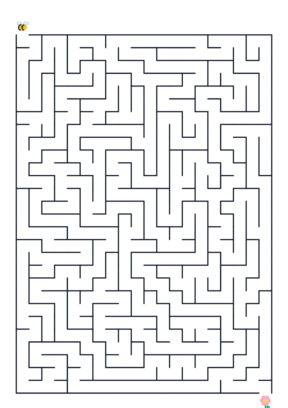 Labyrinth für Kinder — sehr schwer #665