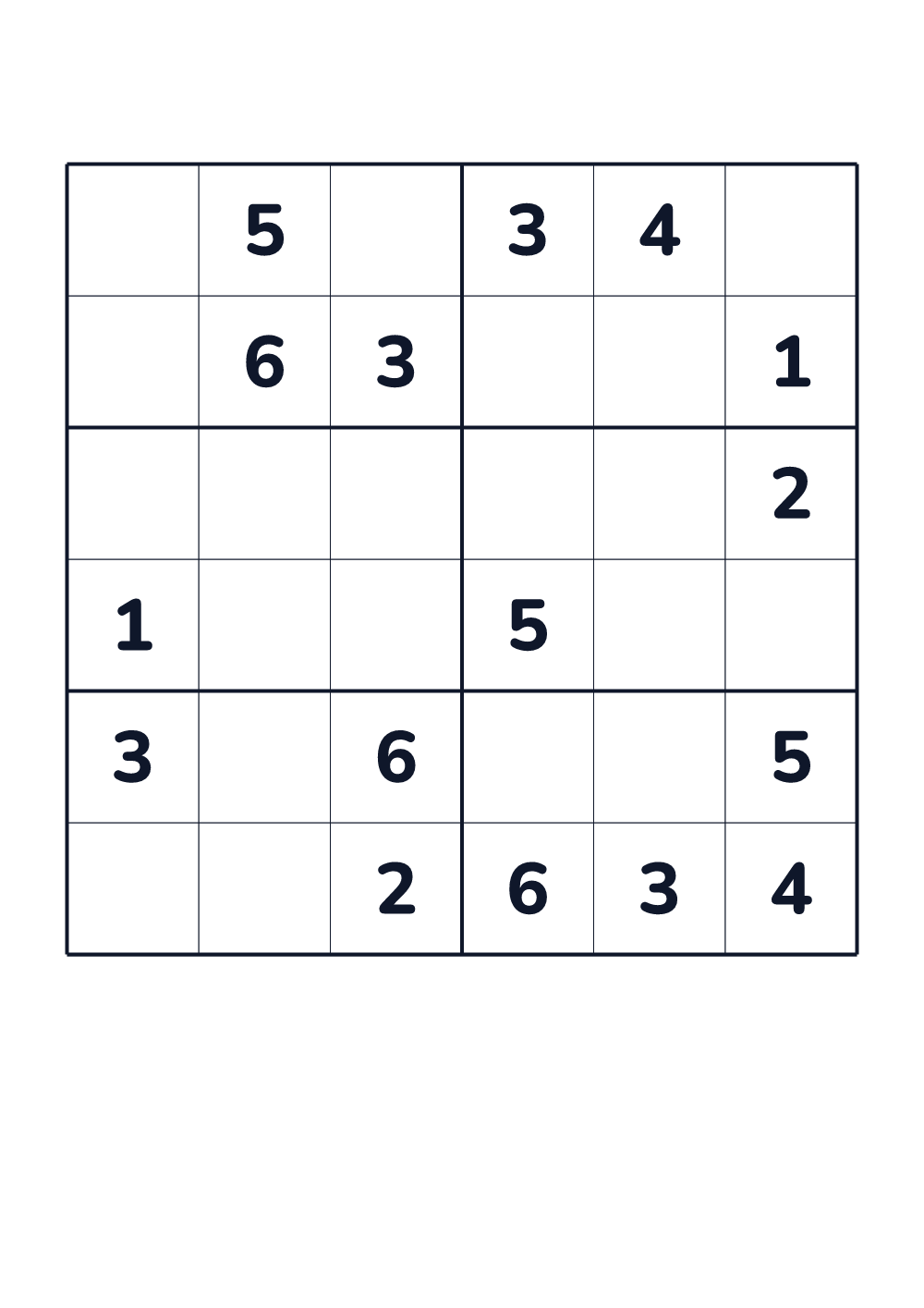 Sudoku for kids — hard #716