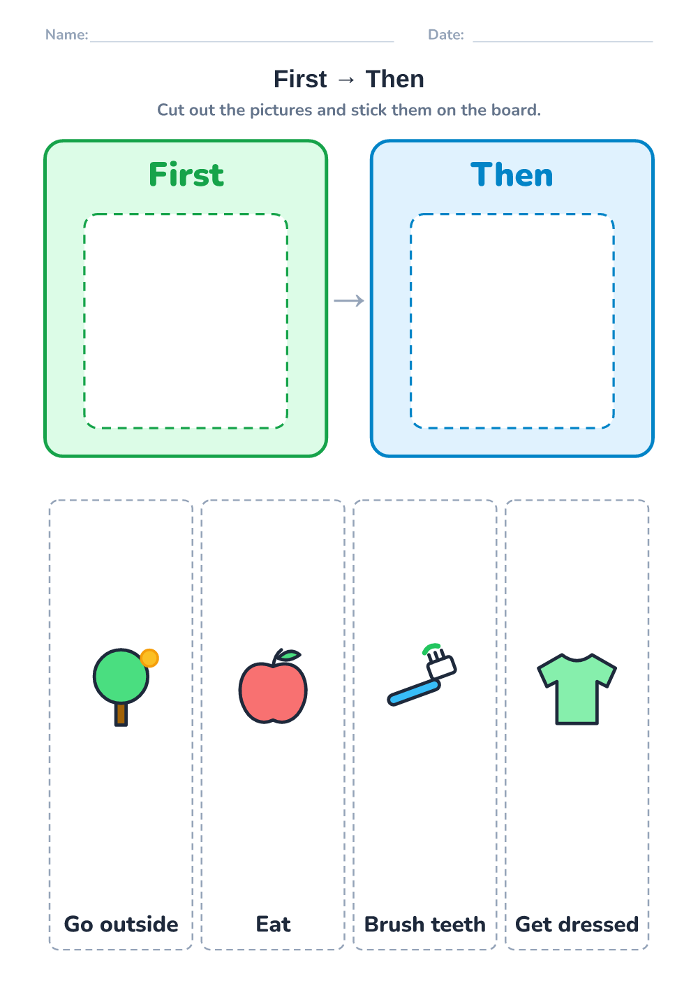 Visual schedule