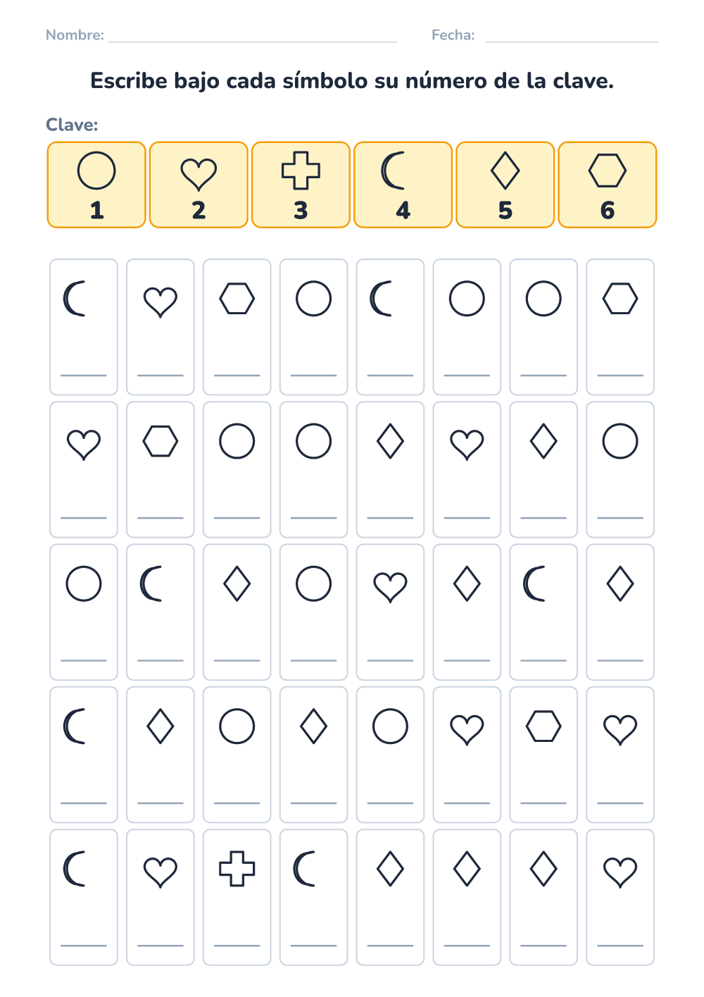 Código de símbolos (medio, para imprimir)