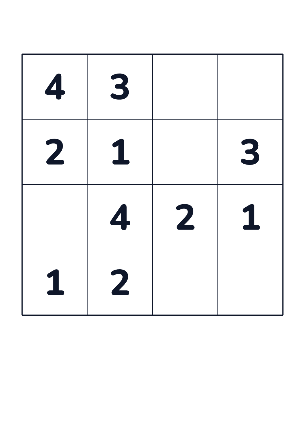 Kinder-Sudoku
