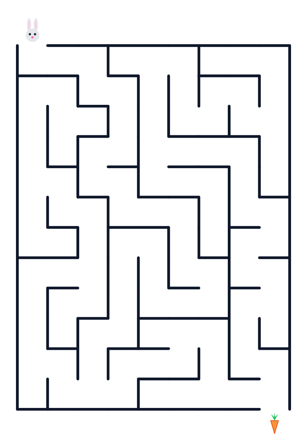 Maze for kids — easy #584