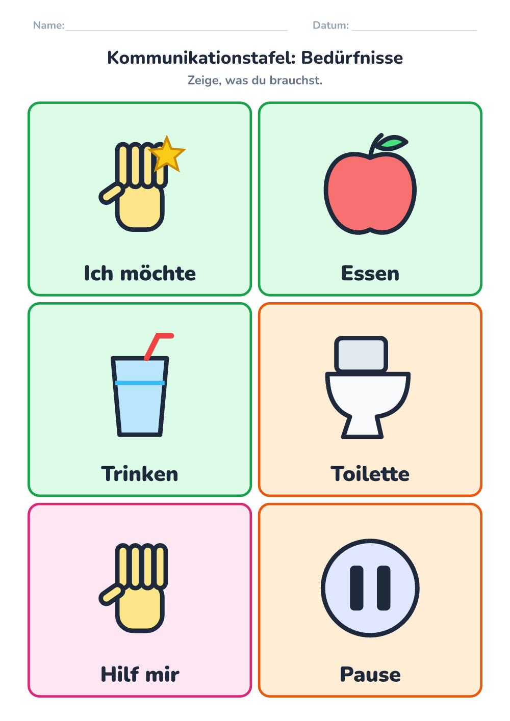 Kommunikationstafel