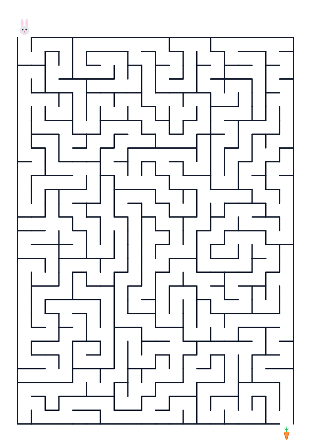 Labyrinth für Kinder — sehr schwer #908