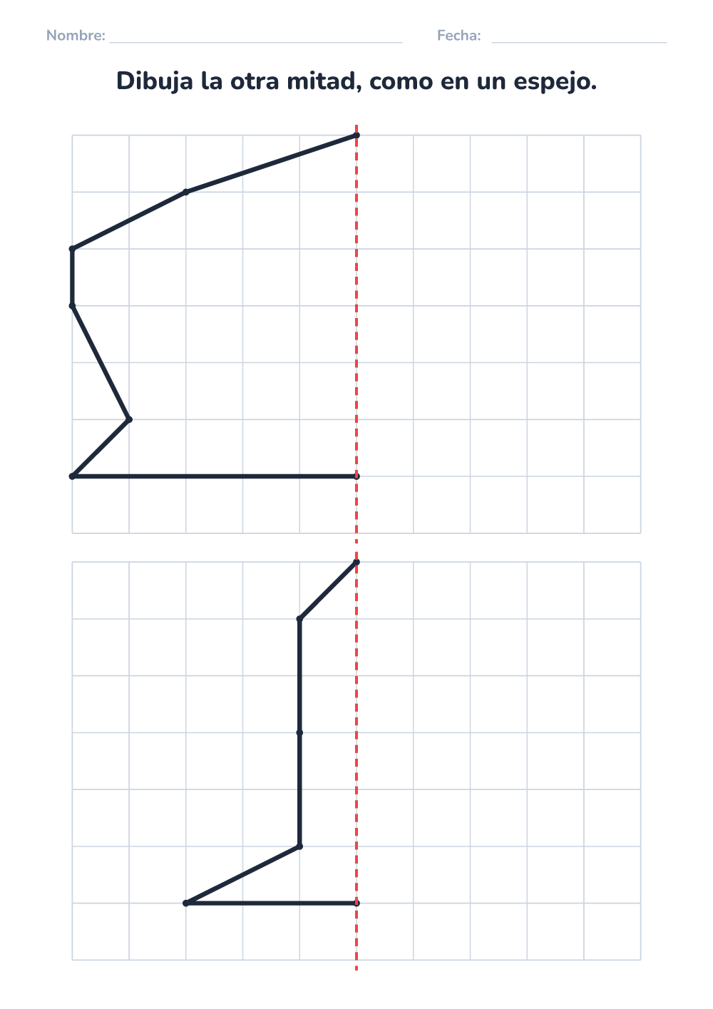 Dibujo simétrico (medio, para imprimir)