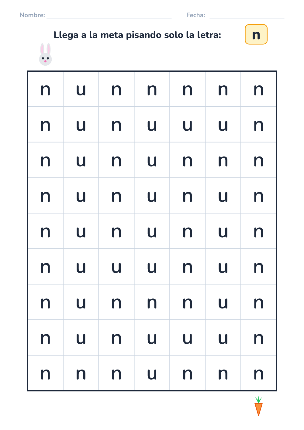 Laberinto de letras