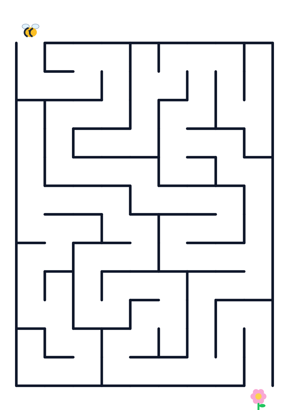 Labyrinth für Kinder — leicht #913