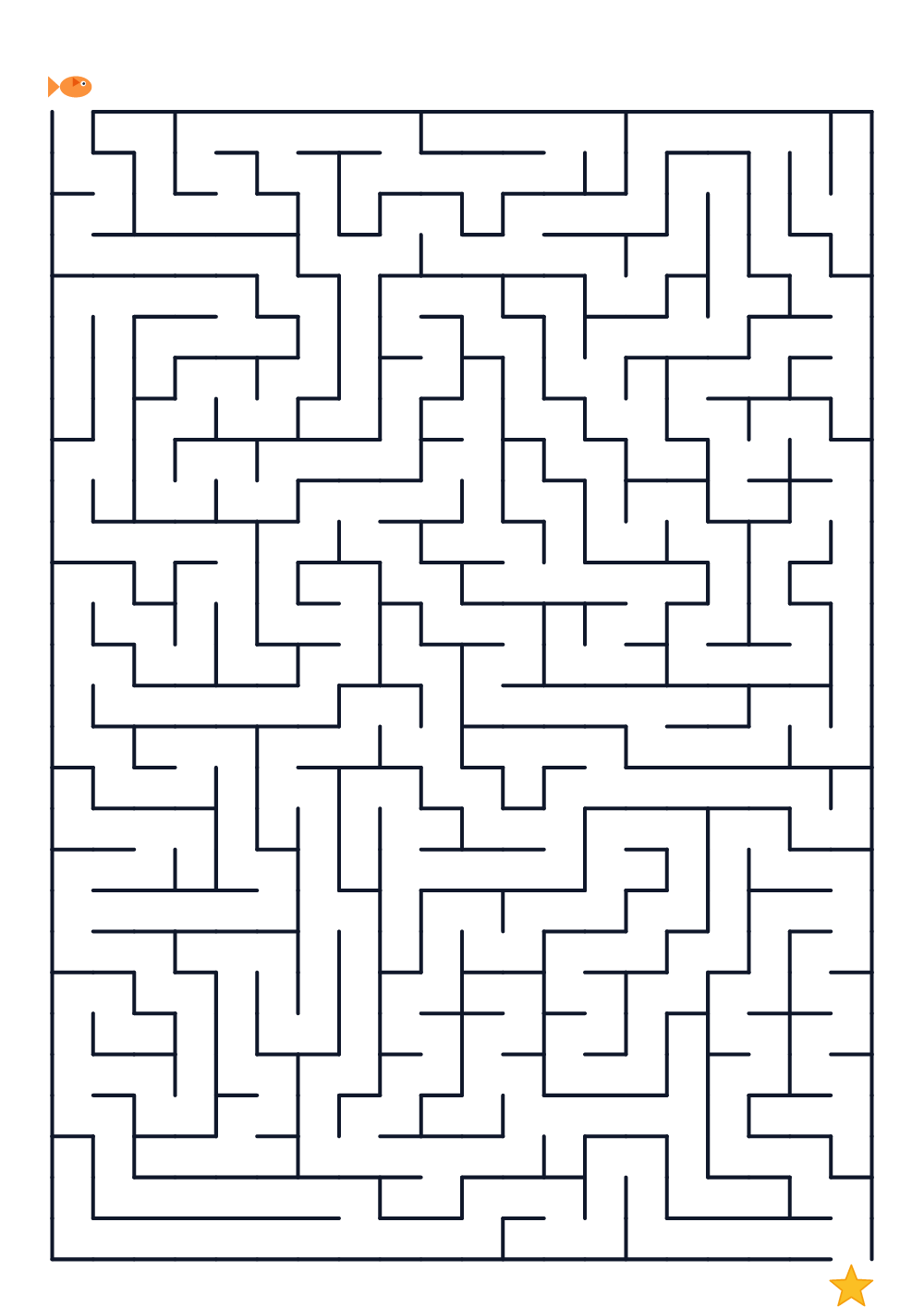 Labyrinth für Kinder — sehr schwer #716