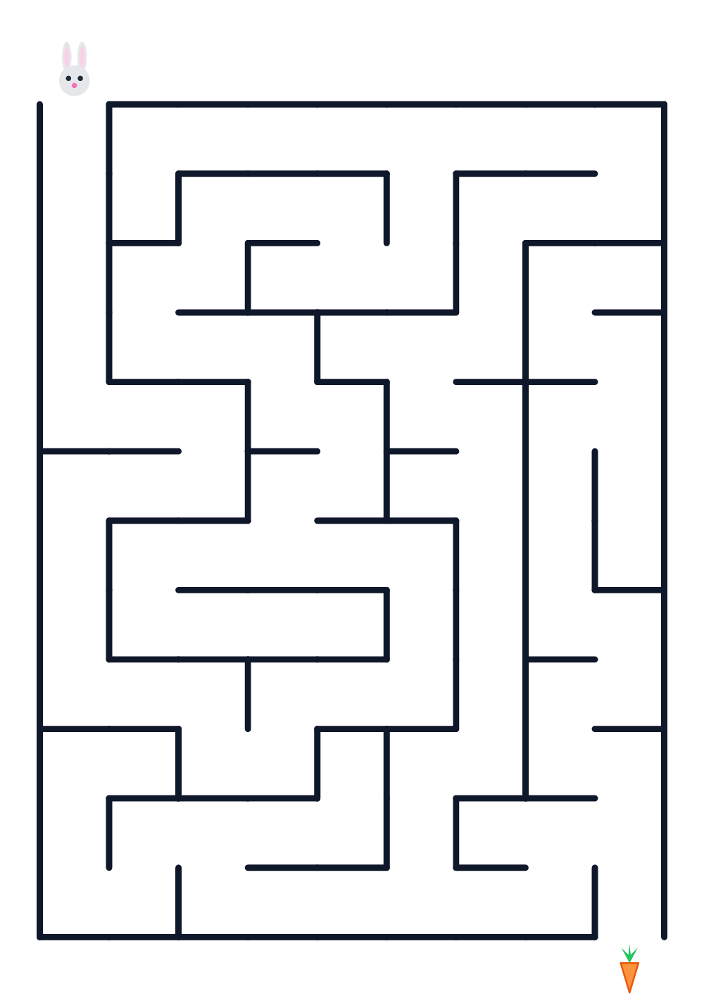 Labyrinth für Kinder — leicht #768