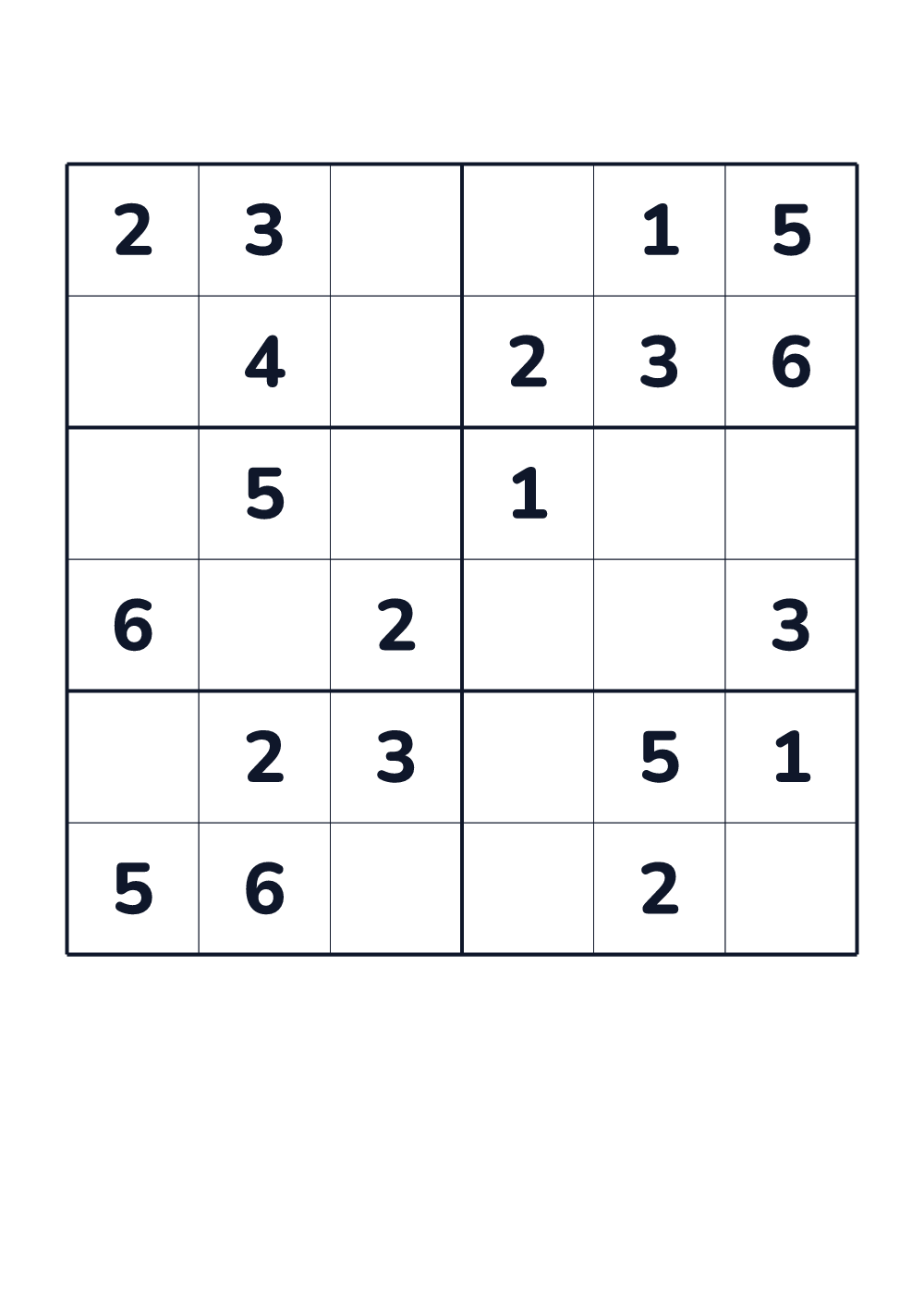 Sudoku para niños — medio #504
