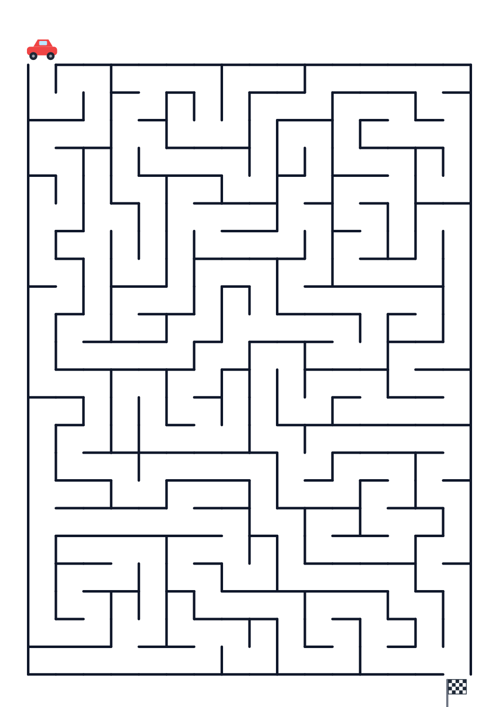 Maze for kids — hard #755