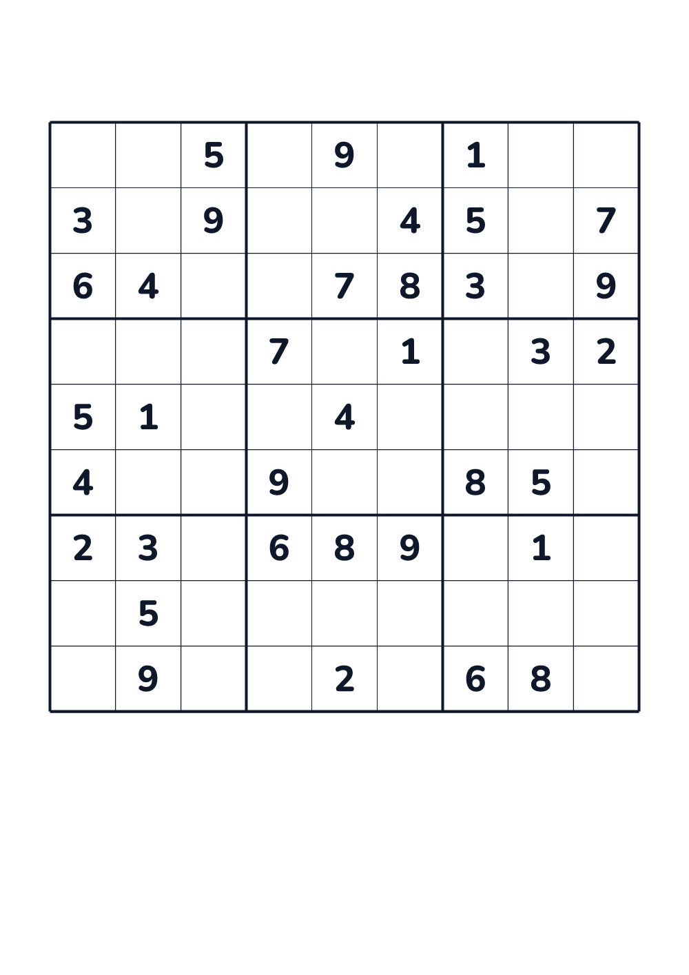 Sudoku para niños — experto #535